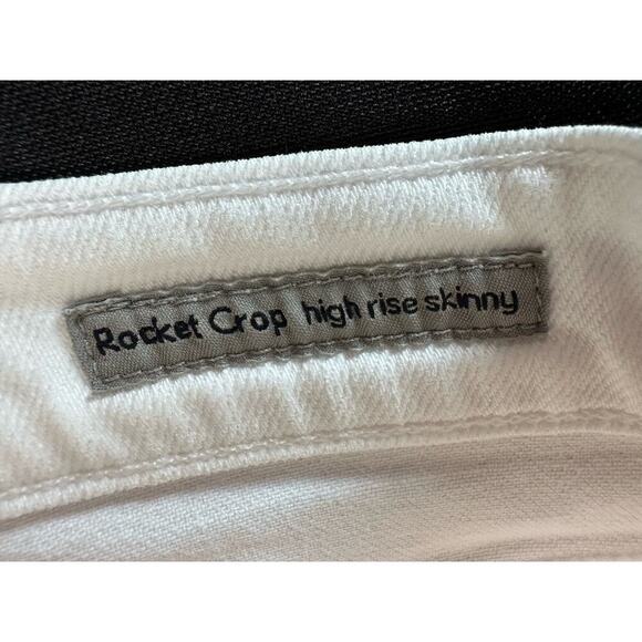 Citizens of Humanity Rocket Crop High Rise Skinny White Jeans Size 26 $198 - Picture 9 of 16